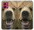 S0840 Grizzly Bear Face Case For Motorola Moto G84