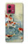 S1654 Koi Carp Fish Art Painting Case For Motorola Moto G84
