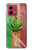 S2109 Smoke Reggae Rasta Flag Case For Motorola Moto G84