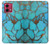 S2685 Aqua Turquoise Gemstone Graphic Printed Case For Motorola Moto G84