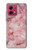 S2843 Pink Marble Texture Case For Motorola Moto G84