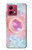 S3709 Pink Galaxy Case For Motorola Moto G84
