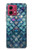 S3809 Mermaid Fish Scale Case For Motorola Moto G84