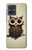 S0360 Coffee Owl Case For Motorola Moto G54 S0360 Coffee Owl Case For Motorola Moto G54