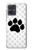 S2355 Paw Foot Print Case For Motorola Moto G54