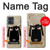S2826 Cute Cartoon Unsleep Black Sheep Case For Motorola Moto G54