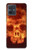 S3881 Fire Skull Case For Motorola Moto G54