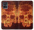 S3881 Fire Skull Case For Motorola Moto G54