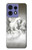 S0933 White Horses Case For Motorola Edge 50 Pro