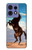 S0934 Wild Black Horse Case For Motorola Edge 50 Pro