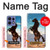 S0934 Wild Black Horse Case For Motorola Edge 50 Pro