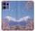 S1060 Mount Fuji Sakura Cherry Blossom Case For Motorola Edge 50 Pro