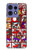 S1923 Hanafuda Japanese Flower Card Case For Motorola Edge 50 Pro