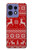S2835 Christmas Reindeer Knitted Pattern Case For Motorola Edge 50 Pro