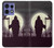 S3262 Grim Reaper Night Moon Cemetery Case For Motorola Edge 50 Pro