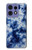 S3439 Fabric Indigo Tie Dye Case For Motorola Edge 50 Pro