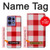 S3535 Red Gingham Case For Motorola Edge 50 Pro