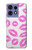S2214 Pink Lips Kisses Case For Motorola Edge 50 Fusion