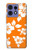 S2245 Hawaiian Hibiscus Orange Pattern Case For Motorola Edge 50 Fusion