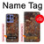 S2714 Rust Steel Texture Graphic Printed Case For Motorola Edge 50 Fusion