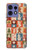 S2854 Cute Xmas Pattern Case For Motorola Edge 50 Fusion