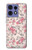 S3095 Vintage Rose Pattern Case For Motorola Edge 50 Fusion