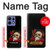 S3753 Dark Gothic Goth Skull Roses Case For Motorola Edge 50 Fusion
