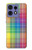 S3942 LGBTQ Rainbow Plaid Tartan Case For Motorola Edge 50 Fusion