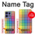 S3942 LGBTQ Rainbow Plaid Tartan Case For Motorola Edge 50 Fusion