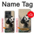 S2210 Panda Fluffy Art Painting Case For Motorola Edge 50 Ultra
