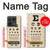 S2502 Eye Exam Chart Decorative Decoupage Poster Case For Motorola Edge 50 Ultra