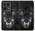 S2823 Black Wolf Blue Eyes Face Case For Motorola Edge 50 Ultra
