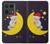 S2849 Cute Sleepy Owl Moon Night Case For Motorola Edge 50 Ultra