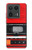 S3204 Red Cassette Recorder Graphic Case For Motorola Edge 50 Ultra