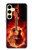 S0415 Fire Guitar Burn Case For Samsung Galaxy S24 FE