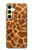 S0422 Giraffe Skin Case For Samsung Galaxy S24 FE