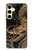 S0426 Gold Dragon Case For Samsung Galaxy S24 FE S0426 Gold Dragon Case For Samsung Galaxy S24 FE