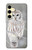 S1566 Snowy Owl White Owl Case For Samsung Galaxy S24 FE