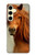 S1595 Beautiful Brown Horse Case For Samsung Galaxy S24 FE