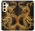 S2804 Chinese Gold Dragon Printed Case For Samsung Galaxy S24 FE