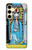 S2837 The High Priestess Vintage Tarot Card Case For Samsung Galaxy S24 FE