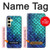 S3047 Green Mermaid Fish Scale Case For Samsung Galaxy S24 FE