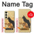 S3229 Vintage Cat Poster Case For Samsung Galaxy S24 FE