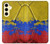 S3306 Colombia Flag Vintage Football Graphic Case For Samsung Galaxy S24 FE