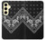 S3363 Bandana Black Pattern Case For Samsung Galaxy S24 FE