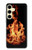 S3379 Fire Frame Case For Samsung Galaxy S24 FE