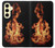 S3379 Fire Frame Case For Samsung Galaxy S24 FE