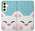 S3542 Cute Cat Cartoon Case For Samsung Galaxy S24 FE