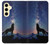 S3555 Wolf Howling Million Star Case For Samsung Galaxy S24 FE