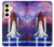 S3913 Colorful Nebula Space Shuttle Case For Samsung Galaxy S24 FE